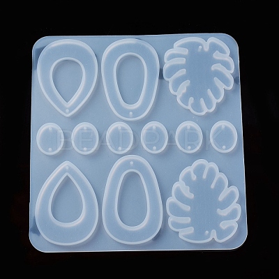 DIY Pendant Earring Silicone Molds DIY-L021-68-1