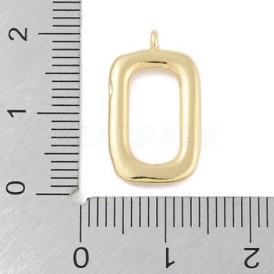 Rack Plating Brass Pendants KK-A224-23B-G-1