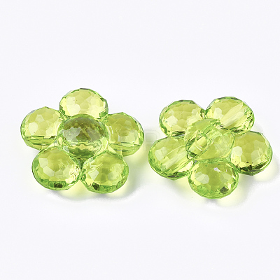 Transparent Acrylic Shank Buttons X-TACR-S133-131-1