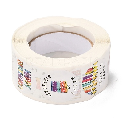 Birthday Themed Pattern Self-Adhesive Stickers DIY-E023-08E-1