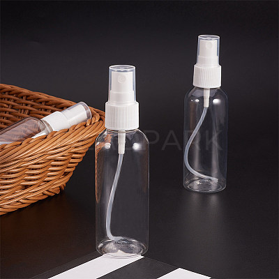 80ml Transparent PET Plastic Perfume Spray Bottle Sets MRMJ-BC0001-57-1