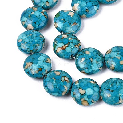 Dyed Synthetic Turquoise Bead Strands TURQ-Q100-04E-01-1