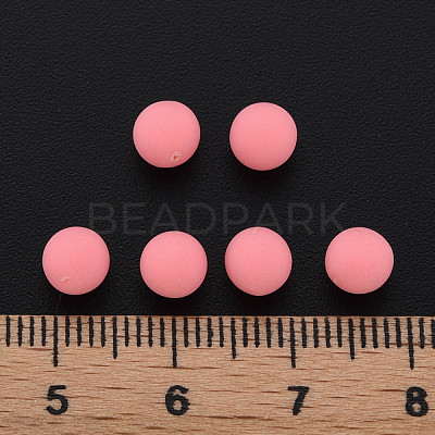 Opaque Acrylic Beads PAB702Y-B01-05-1