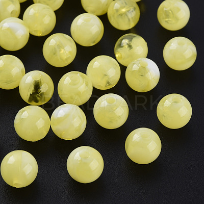 Acrylic Beads MACR-S375-001B-08-1