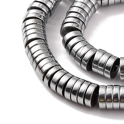 Non-magnetic Synthetic Hematite Beads Strands G-K011-4x1mm-02-1