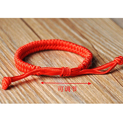 Adjustable Waxed Cord Braided Bracelets BJEW-E304-15-1