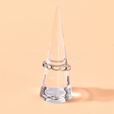 Acrylic Organic Glass Ring Displays X-RDIS-G005-04C-1