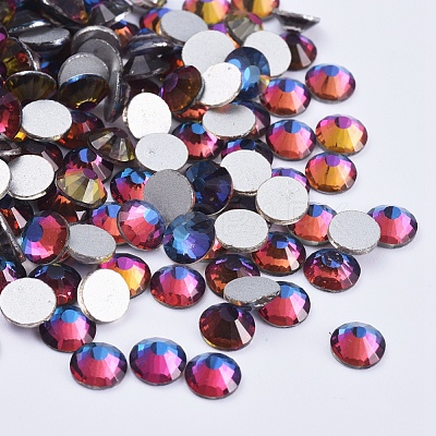 Glass Flat Back Rhinestone RGLA-C002-SS30-568-1