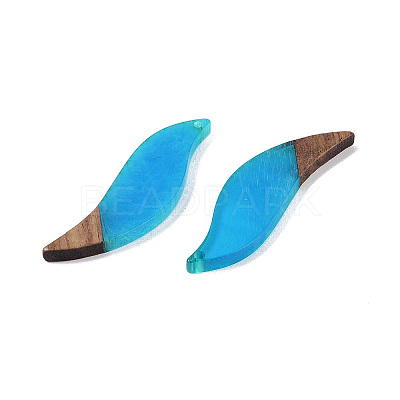 Resin & Wood Big Pendants WOOD-F015-18A-1