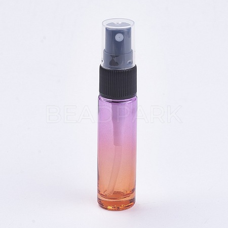 10ml Glass Gradient Color Refillable Spray Bottles MRMJ-WH0011-C03-10ml-1