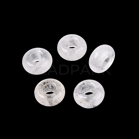Natural Quartz Crystal European Beads G-Q602-04B-1