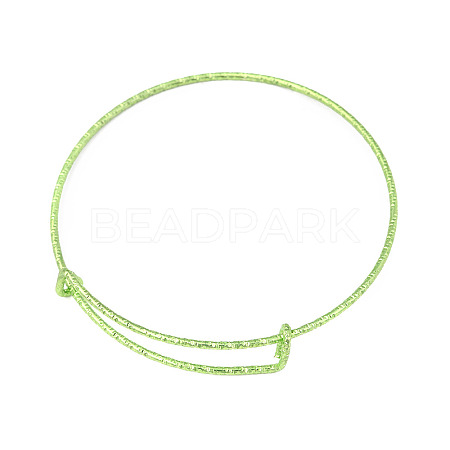 Adjustable Iron Bangle Making BJEW-TAC0004-02K-1