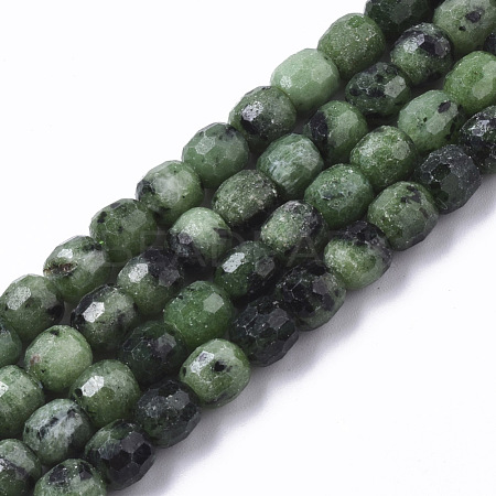 Natural Ruby in Zoisite Beads Strands G-R465-11-1