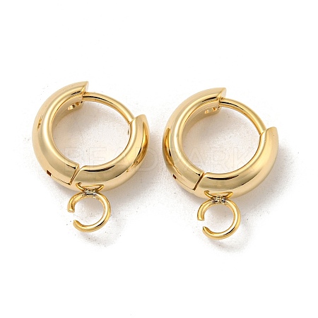 201 Stainless Steel Huggie Hoop Earring Findings STAS-P283-01U-G-1