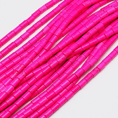 Synthetic Turquoise Beads Strands TURQ-G120-5x9mm-01-1