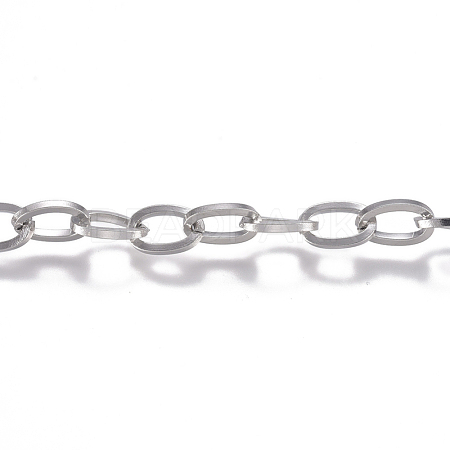 304 Stainless Steel Chain CHS-G017-10P-0.8mm-1