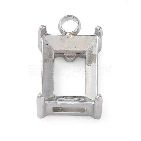 304 Stainless Steel Rhinestone Claw Settings STAS-U042-03A-P-1