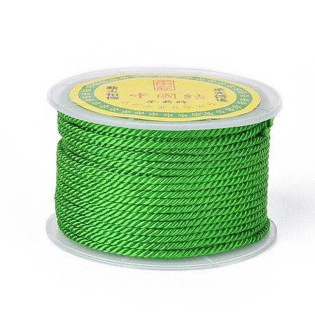 Polyester Milan Cord for DIY Jewelry Craft Making OCOR-F011-D12-1
