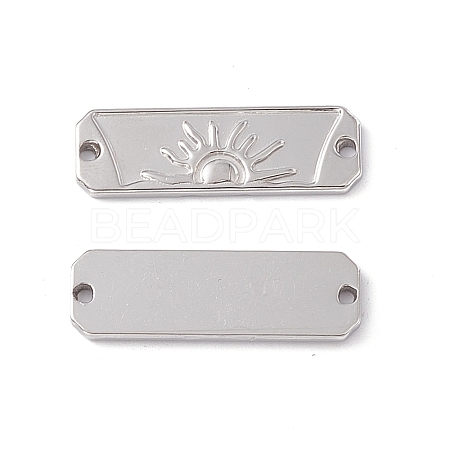 304 Stainless Steel Connector Charms STAS-K242-18P-1
