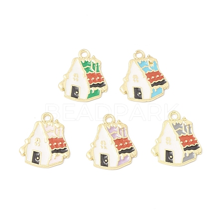 Alloy Enamel Pendants ENAM-G212-21G-1