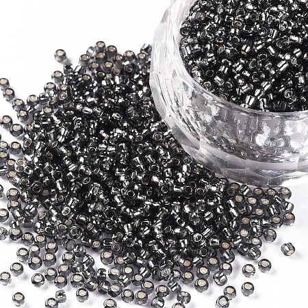 11/0 Grade A Transparent Glass Seed Beads X-SEED-Q007-F56-1
