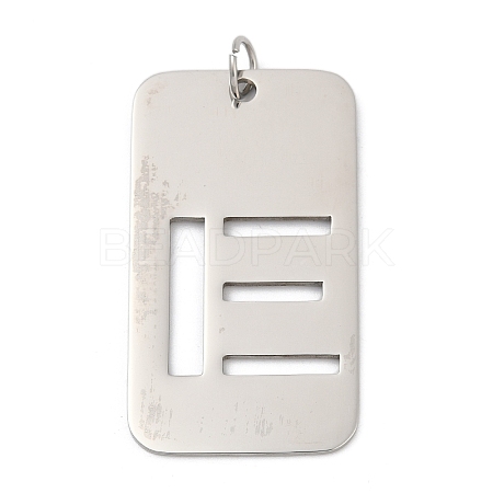 304 Stainless Steel Pendants STAS-M115-01P-E-1