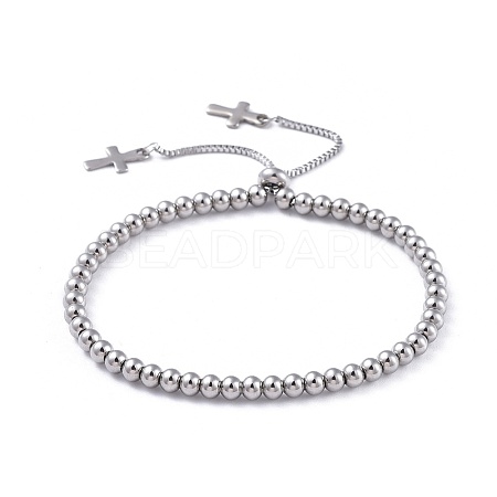 Adjustable 304 Stainless Steel Slider Bracelets BJEW-JB04544-1