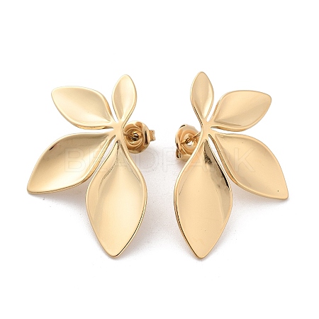 304 Stainless Steel Stud Earrings X-EJEW-H115-04G-1