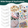 Transparent Plastic Box CON-WH0085-93-6