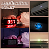 Rectangle PET LED Light Blocking Stickers STIC-WH0045-01D-5