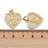 Brass Micro Pave Cubic Zirconia Pendants ZIRC-I367-07G-13-3