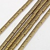 Electroplate Non-magnetic Synthetic Hematite Beads Strands G-J162-B-M-2