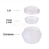 BENECREAT 5g PP Plastic Portable Mushroom Cream Jar MRMJ-BC0001-39A-3