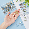 30sets Alloy Aglets for Shoelaces FIND-DC0004-98-3