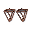 Walnut Wood Laser Cut Pendants WOOD-Q051-03B-1