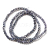 Transparent Baking Paint Glass Beads Strands DGLA-F002-02B-01-3