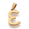 304 Stainless Steel Pendants STAS-F265-01E-G-1