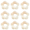 30Pcs Natural Freshwater Shell Beads Frames SHEL-CJ0001-27-3