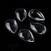 Transparent Teardrop Glass Cabochons X-GGLA-R024-30x20-6