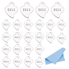 24Pcs 925 Sterling Silver Chain Extender Drop STER-HY0001-15-1