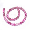 Natural Dyed Jade Beads Strands X-G-F601-A14-2