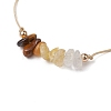 Gemstone Braided Bead Bracelet BJEW-JB11013-06-3