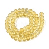 Crackle Transparent Glass Beads Strands GLAA-N074-02B-15-3