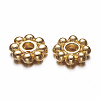 Alloy Daisy Spacer Beads X-PALLOY-L166-31G-2