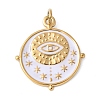 304 Stainless Steel Enamel Pendants STAS-G353-02G-03-1