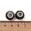 Handmade Lampwork Gold Sand Effect European Large Hole Rondelle Beads LPDL-M013-10-3