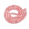 Drawbench Crackle Glass Beads Strands GLAA-N006-8mm-10-2