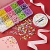 Glass Seed & Polymer Clay & Evil Eye Beads Kit for DIY Bracelet Making DIY-YW0004-63-6