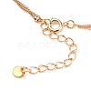 Brass Curb Chains Double Layer Anklets X-AJEW-AN00304-3