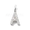 925 Sterling Silver with Cubic Zirconia Charms STER-Q004-01A-S-1